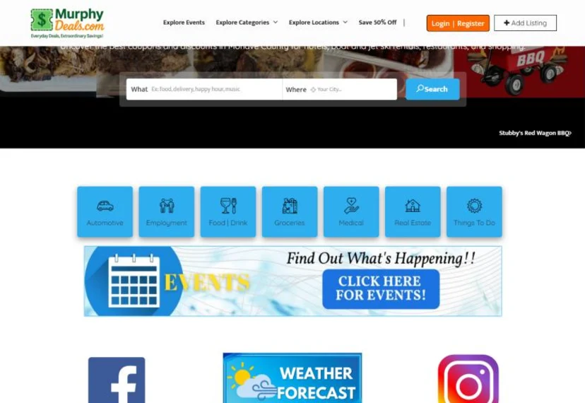Murphy Deals website